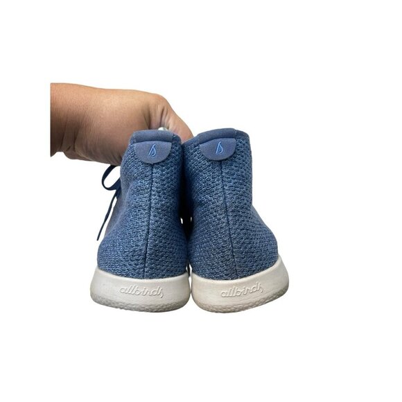 Allbirds TT Tree Toppers Tide Pool Blue Lace Up Hi Top Sneakers Women's Size 8 - Picture 2 of 9
